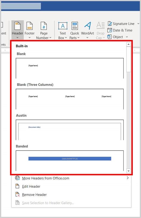 How to Insert Headers and Footers in Microsoft Word