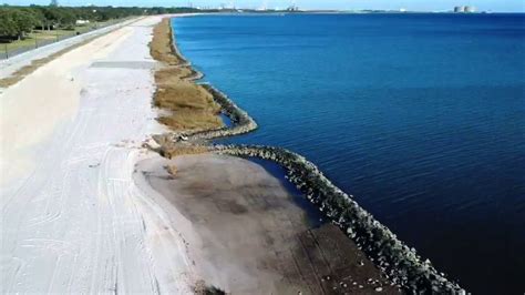 Pascagoula Mississippi Beach - DJI Spark - YouTube