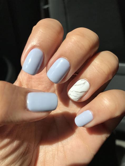 Blue marble nails #marblenail #marblenails | Blue gel nails, Baby blue ...