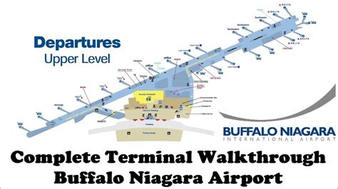 Buffalo Niagara Airport Terminal Walkthrough - 2023 - YouTube