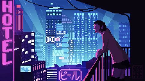 Cyberpunk Pixel Art Wallpaper 49318 - Baltana