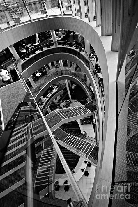 Interior of the newly refurbished Liverpool Central Library Photograph ...