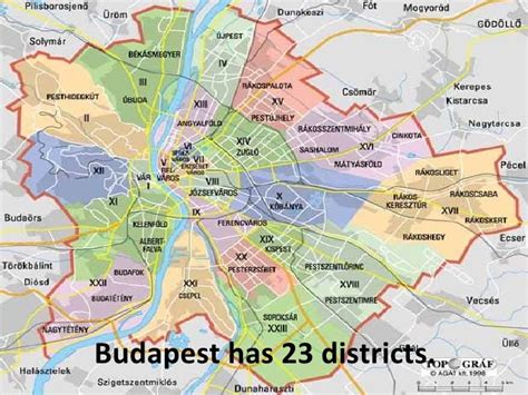 District Map Of Budapest