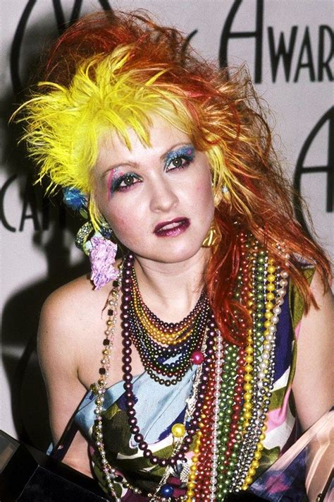 Cyndi Lauper 80s hair and makeup | Cyndi lauper, 80s fashion icons, 80s ...