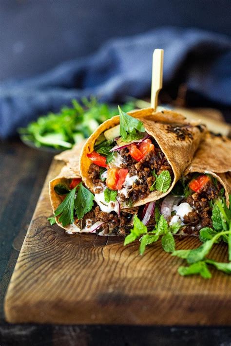 Turkish Lamb Wraps | Feasting At Home