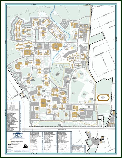 Printable Campus Maps Facilities Management UNC Charlotte