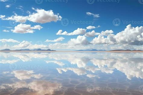 Salar de Uyuni, reflection water, sky. 24173138 Stock Photo at Vecteezy