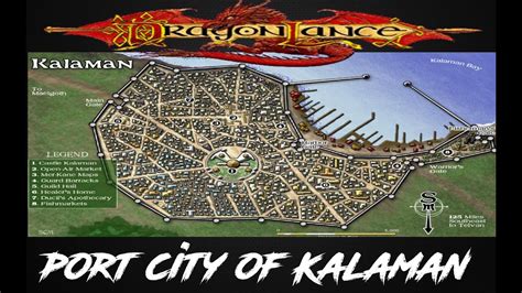 Kalaman the northern jewel of Solamnia | #dragonlance Lore Shadow of ...