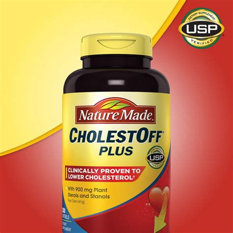 Nature Made CholestOff Plus with Plant Sterols & Stanols, Proven To ...