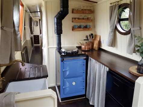 Narrowboat interior design - our work on Kathleen May - Boutique ...