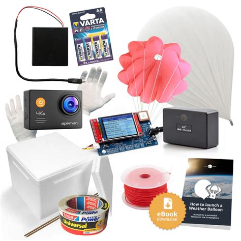 Weather Balloon Kit for a successful flight to the stratosphere ...