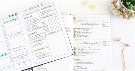 Bullet Journal Daily Planner Layout