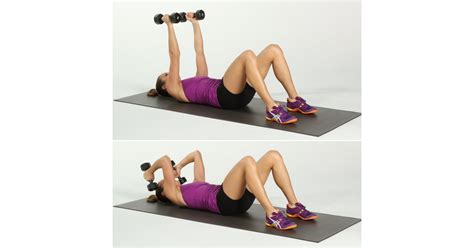 Circuit 1, Move 2: Lying Triceps Extension | Beginner Arm Workout With ...