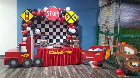 Cars Lightning McQueen Birthday Party | Cars birthday parties, Cars ...