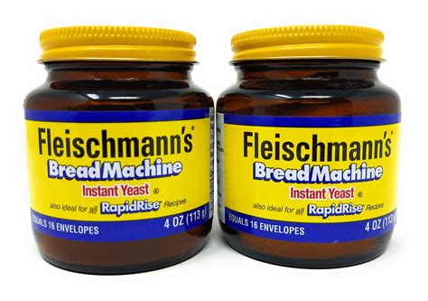 Fleischmann's Bread Machine Yeast, Also Ideal for All Rapid Rise ...