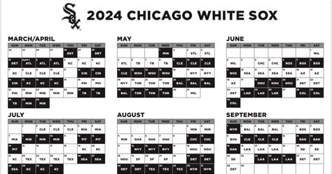 Chicago White Sox Schedule For 2024 Tickets - Elset Horatia