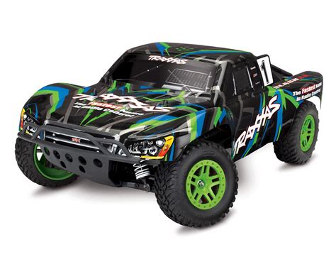 Traxxas Slash 4X4 RTR 4WD Brushed Short Course Truck (Green) [TRA68054 ...