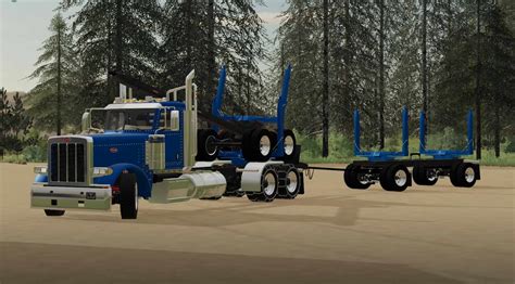 FS19 Peterbilt 389 Log trucks v1.0 - Farming simulator 19 / 17 / 15 Mod