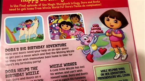 Dora The Explorer Dora Big Birthday Adventure DVD