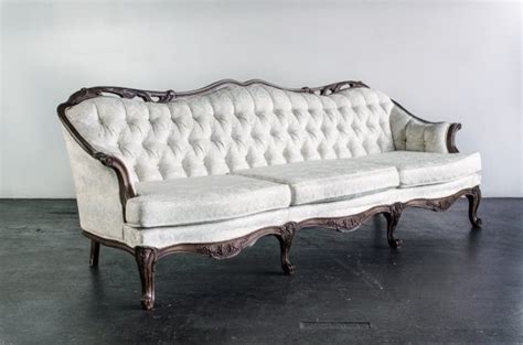 Vintage Sofa French Provincial Ivory - Amigo Party Rentals, Inc.Amigo ...