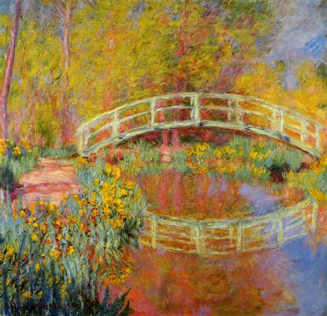 The Japanese Bridge (The Bridge in Monet's Garden) - Claude Monet ...