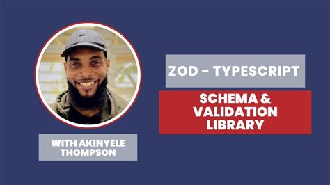 Zod: TypeScript Schema & Validation Library - YouTube