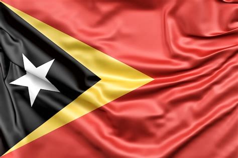 Drapeau Du Timor Oriental | Photo Gratuite