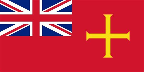 Red Ensign of Guernsey (Channel Islands). | British empire flag ...