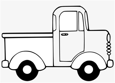 Download Truck Black White Line Art Christmas Xmas Toy Scalable - Truck ...