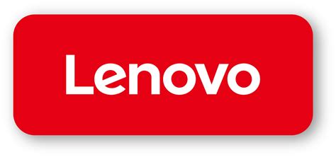 Lenovo company logo with realistic shadow. Popular computer and laptop ...