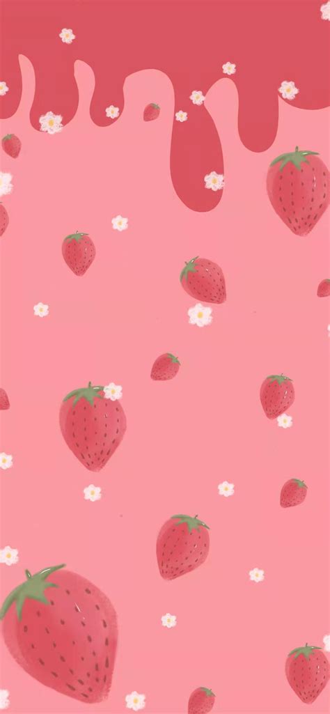 Beautiful Strawberry pink backgrounds To sweeten up your device