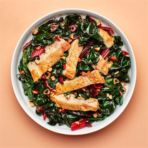 Warm Chicken and Swiss Chard Salad Recipe | Bon Appétit