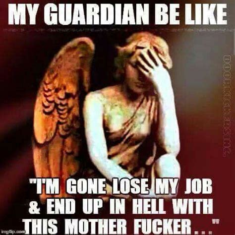 My guardian angel | Haha funny, Funny quotes, Sarcastic humor