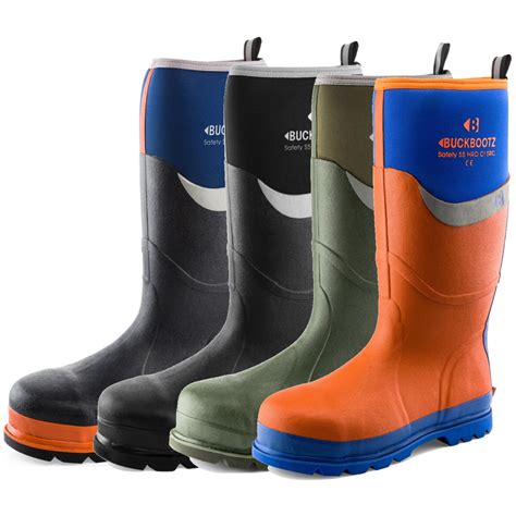 Buckbootz Buckler BBZ6000 Safety Wellington Boot (HRO CI SRC S5) Buck ...