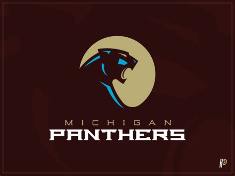 Michigan Panther USFL Logo Concept by Kyle Papple on Dribbble