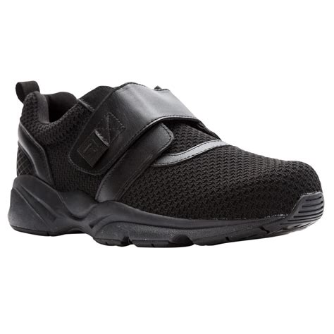 Propet - Propet Stability X Strap Men's Orthopedic Shoes - Black ...