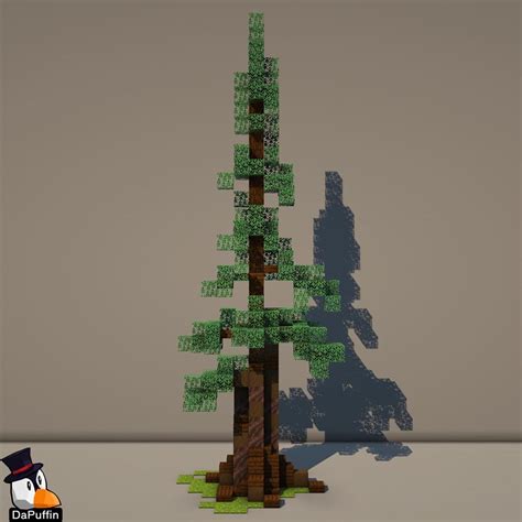 Minecraft custom spruce tree | Minecraft steampunk, Minecraft garden ...