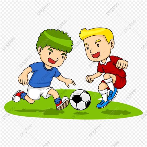 Playing Football, Boys Playing, Sport Football, Free Vector Graphics ...