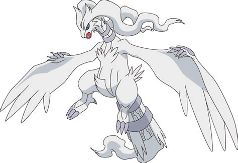 Reshiram Pokemon, White, Blaze, Fire, Dragon PNG