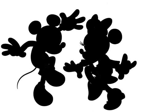 Mickey Mouse Minnie Mouse Silhouette Clip art - mickey minnie png ...