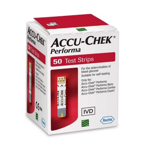 Accu-Chek Performa Blood Sugar Test Strips/ Blood Sugar Test Strip (50 ...