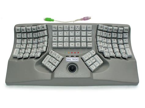 Maltron, Ergonomic Two-Handed Trackball Keyboard : KBC-6000TB : The ...