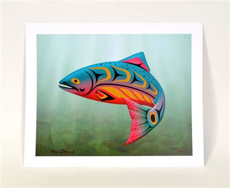 native american art chinook salmon - Google Search | Native art ...