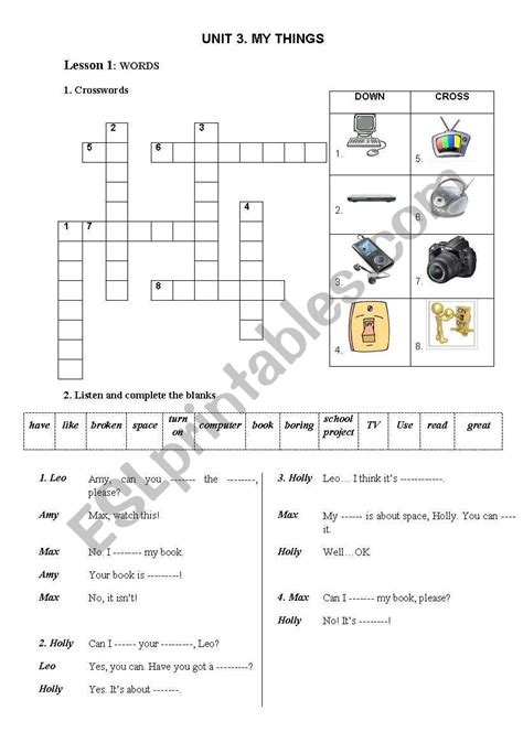 Family and Friends 3- Unit 3 - ESL worksheet by kara305