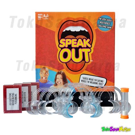 Jual Mainan Anak Edukasi Speak Out Game Tebak Kata Seru Lucu Good QC di ...