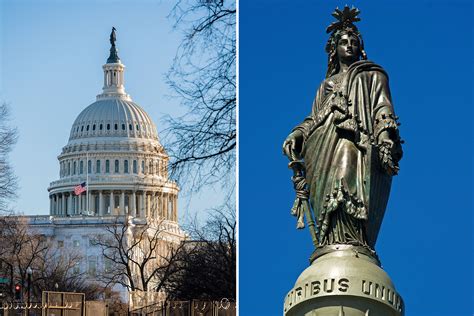 Who is on top of the Capitol building? | The US Sun