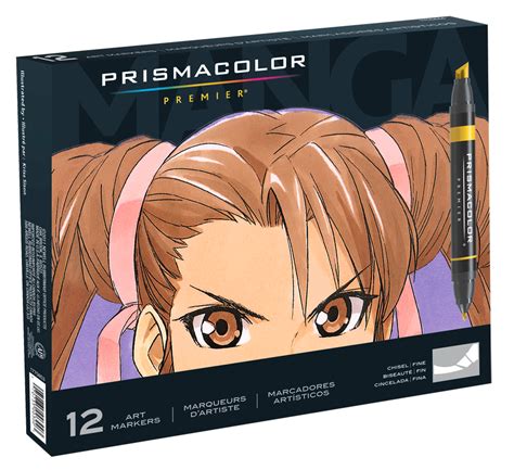 Prismacolor Art Marker Manga Set of 12 | Rex Art Supplies