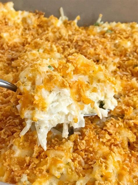 Frozen shredded potatoes make this cheesy shredded potato casserole ...