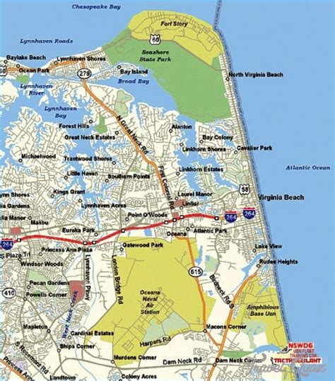 85 Amazing Map Of Va Beach Oceanfront Hotels - Home Decor Ideas