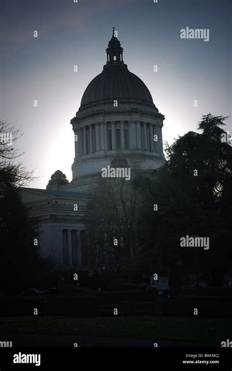 Washington State Legislative Building Showing Capitol Dome Stock Photo ...